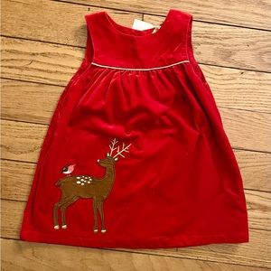 Fleece Winter Holiday Baby Boden Dress